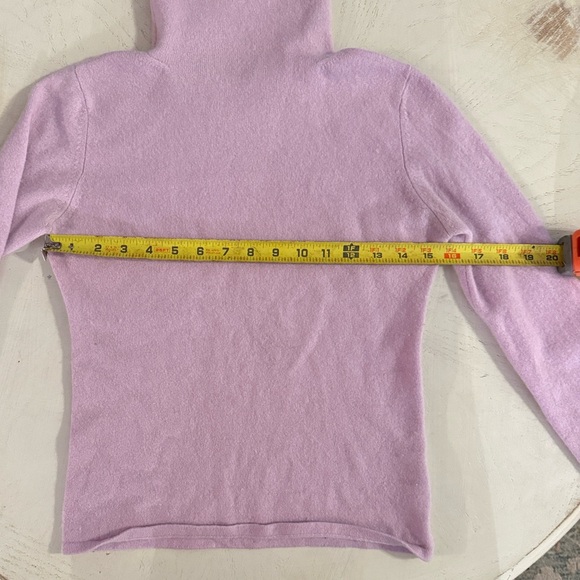 90’s Gemelli Cashmere Cozy Cowlneck Sweater Grandmacore Barbiecore Old Money - Picture 14 of 16